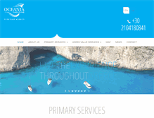 Tablet Screenshot of oceaniayachting.com